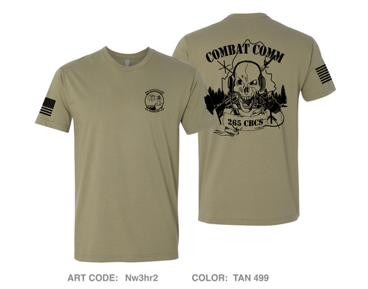 265 COMBAT COMMUNICATIONS SQUADRON Comfort Unisex Cotton SS Tee - Nw3hr2