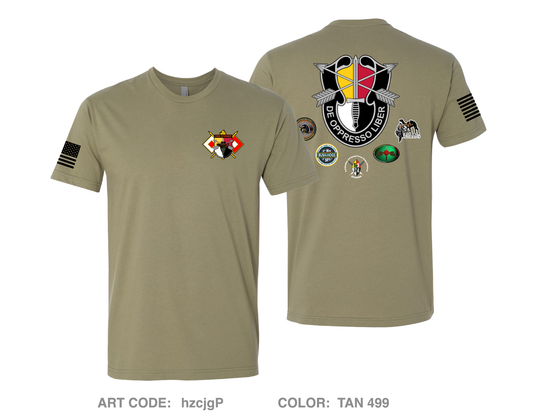 Signal Detachment, Group Support Battalion, 3rd Special Forces Group  Comfort Unisex Cotton SS Tee - hzcjgP