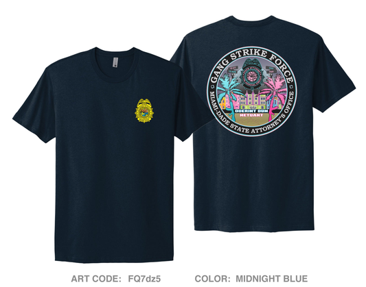 Miami Dade State Attorney - Gun Violence Unit Comfort Unisex Cotton SS Tee - FQ7dz5