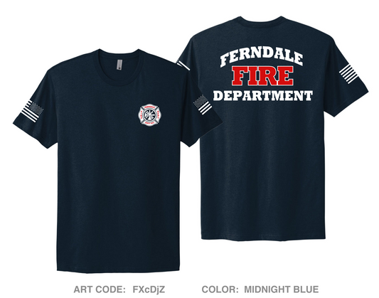 Ferndale Fire Department Comfort Unisex Cotton SS Tee - FXcDjZ