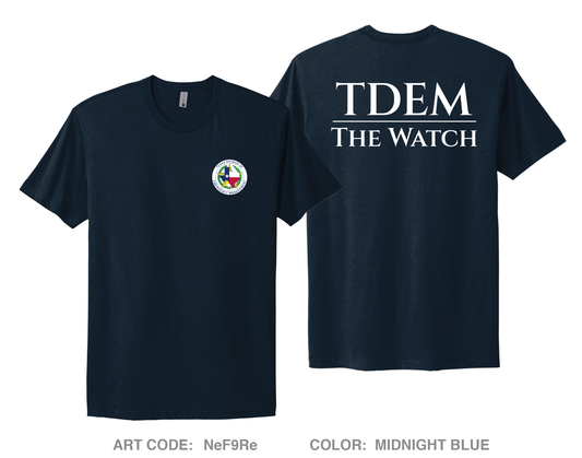 TDEM - The Watch Comfort Unisex Cotton SS Tee - NeF9Re
