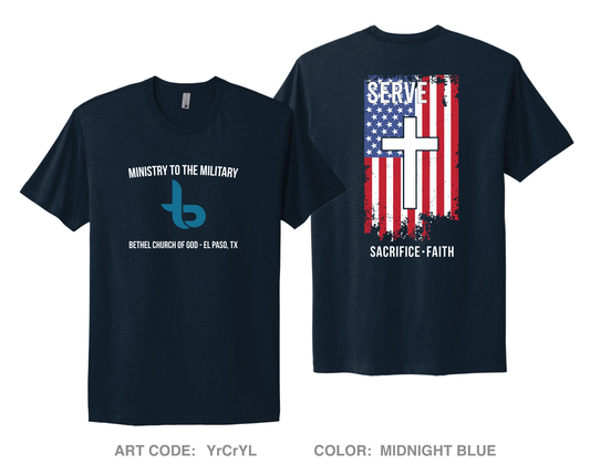 Bethel CoG Lighthouse Store Fundraising Collection Comfort Unisex Cotton SS Tee - YrCrYL
