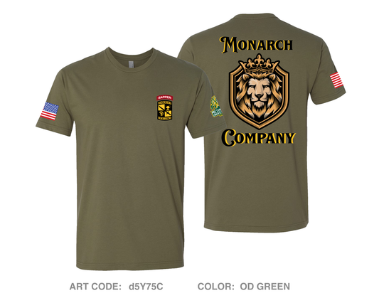 Monarch Company Comfort Unisex Cotton SS Tee - d5Y75C