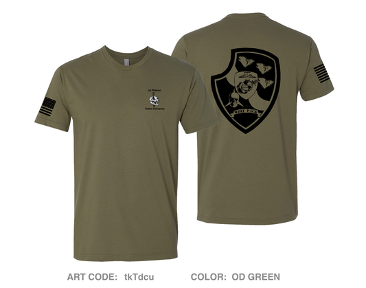 1st Platoon C Company 4th LAR Comfort Unisex Cotton SS Tee - tkTdcu