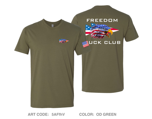 Freedom Ruck Club Comfort Unisex Cotton SS Tee - 5AFfhV