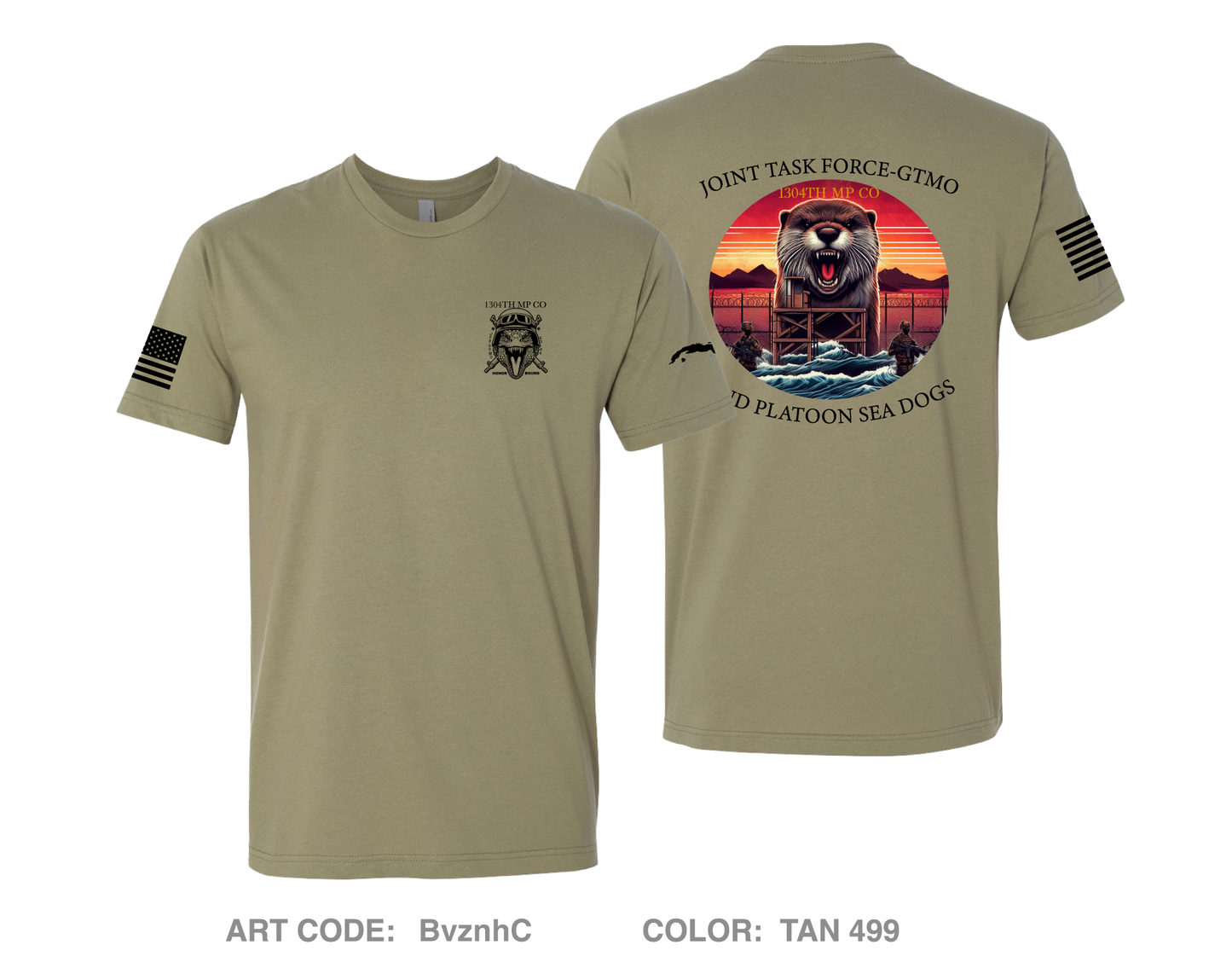 1304TH MP CO 2ND PLT Comfort Unisex Cotton SS Tee - BvznhC