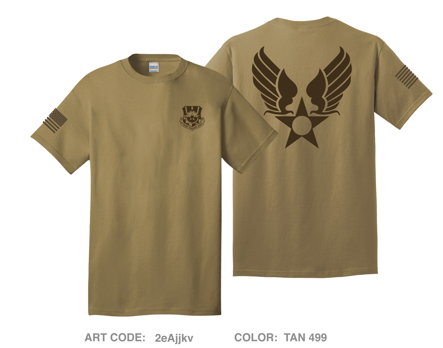 Headquarters Air Force Flight Standards Agency Fundraising Collection Comfort Unisex Cotton SS Tee - 2eAjjk