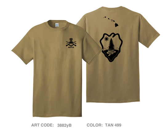 2-21IN Comfort Unisex Cotton SS Tee - 3882yB