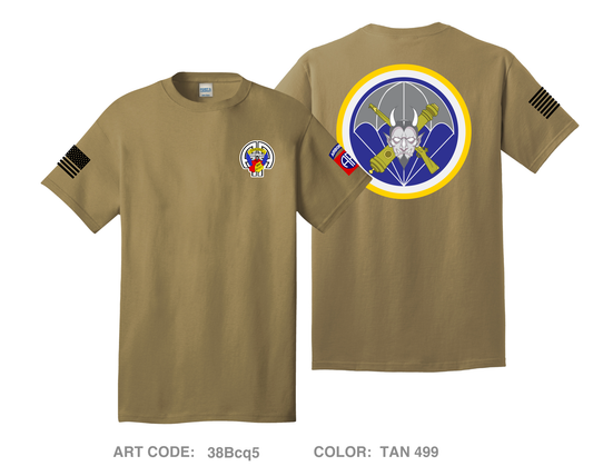 White Devil FIST, HHB, 3-319th AFAR Comfort Unisex Cotton SS Tee - 38Bcq5
