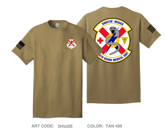 125 Medical Group Comfort Unisex Cotton SS Tee - 3H5d2E