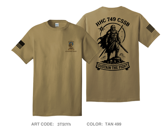 HHC, 749 CSSB Fundraising Collection Comfort Unisex Cotton SS Tee - 3T5tYh