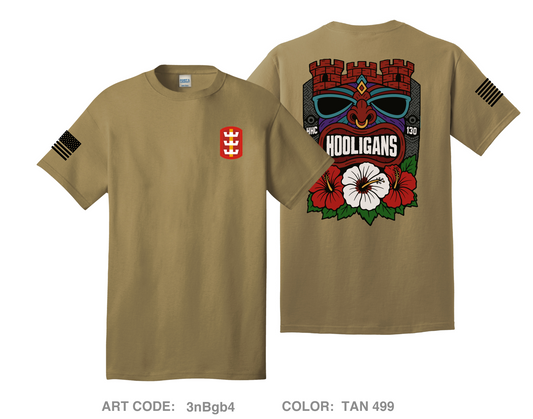 Hooligans Comfort Unisex Cotton SS Tee - 3nBgb4