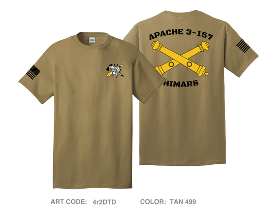 A 3-157 Comfort Unisex Cotton SS Tee - 4r2DTD
