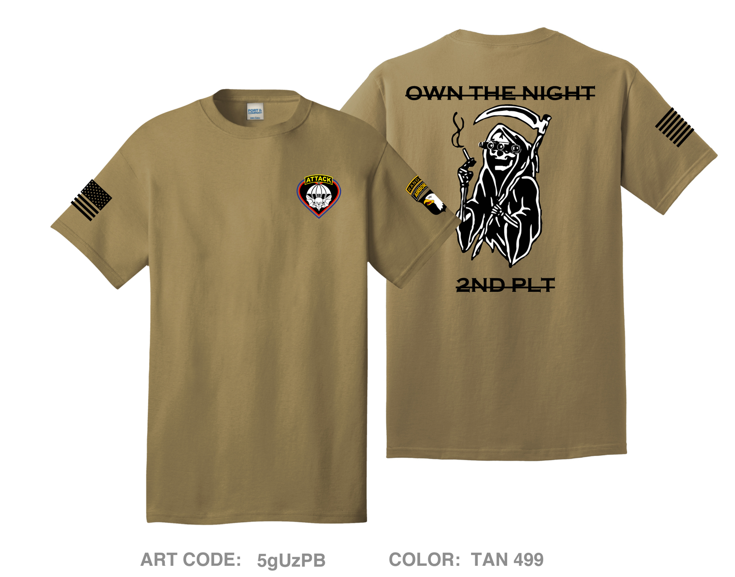 2nd PLT, A-CO, 2-502IN Comfort Unisex Cotton SS Tee - 5gUzPB