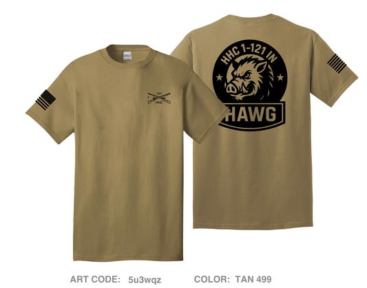 HHC/1-121 IN Comfort Unisex Cotton SS Tee - 5u3wqz