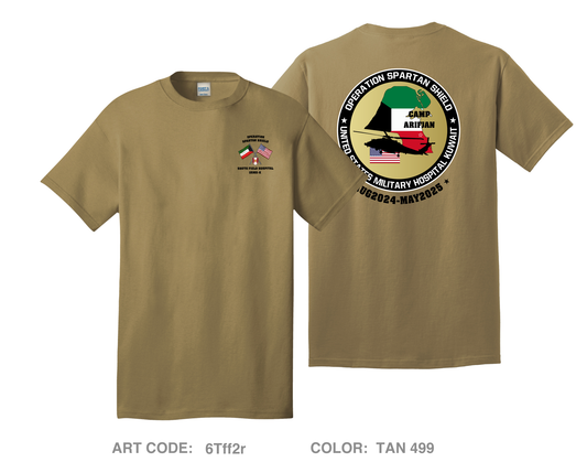 586th Field Hospital Comfort Unisex Cotton SS Tee - 6Tff2r
