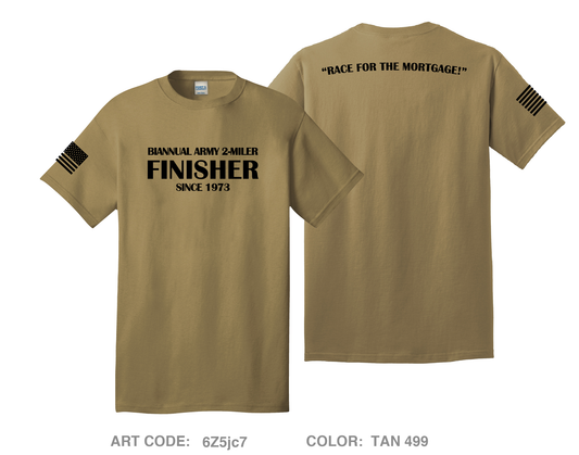 Race for the Mortgage Comfort Unisex Cotton SS Tee - 6Z5jc7