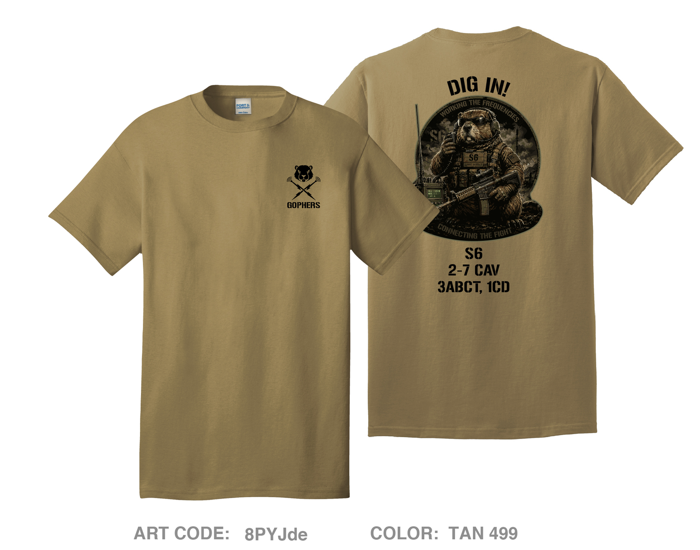 S6, 2-7 CAV Comfort Unisex Cotton SS Tee - 8PYJde