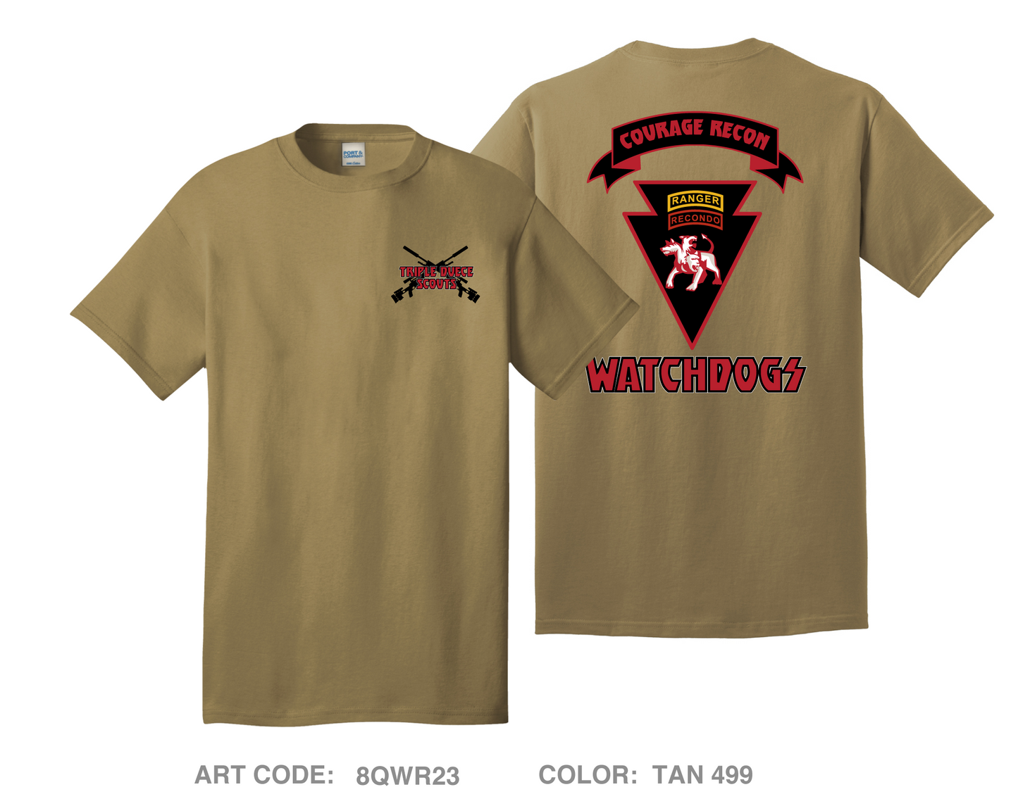 Triple Duece Scouts Comfort Unisex Cotton SS Tee - 8QWR23