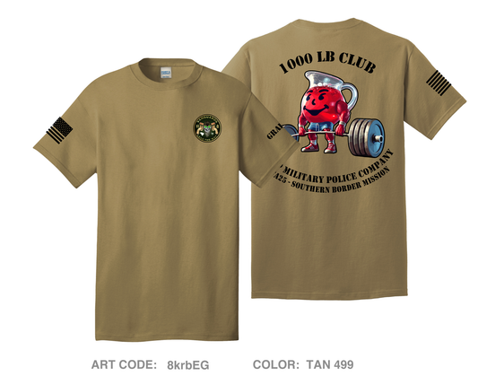 132nd Military Police Company Comfort Unisex Cotton SS Tee - 8krbEG