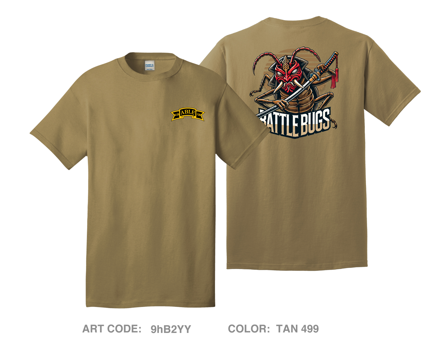 1st platoon, 2nd squad, A co, 1-36 IN Comfort Unisex Cotton SS Tee - 9hB2YY