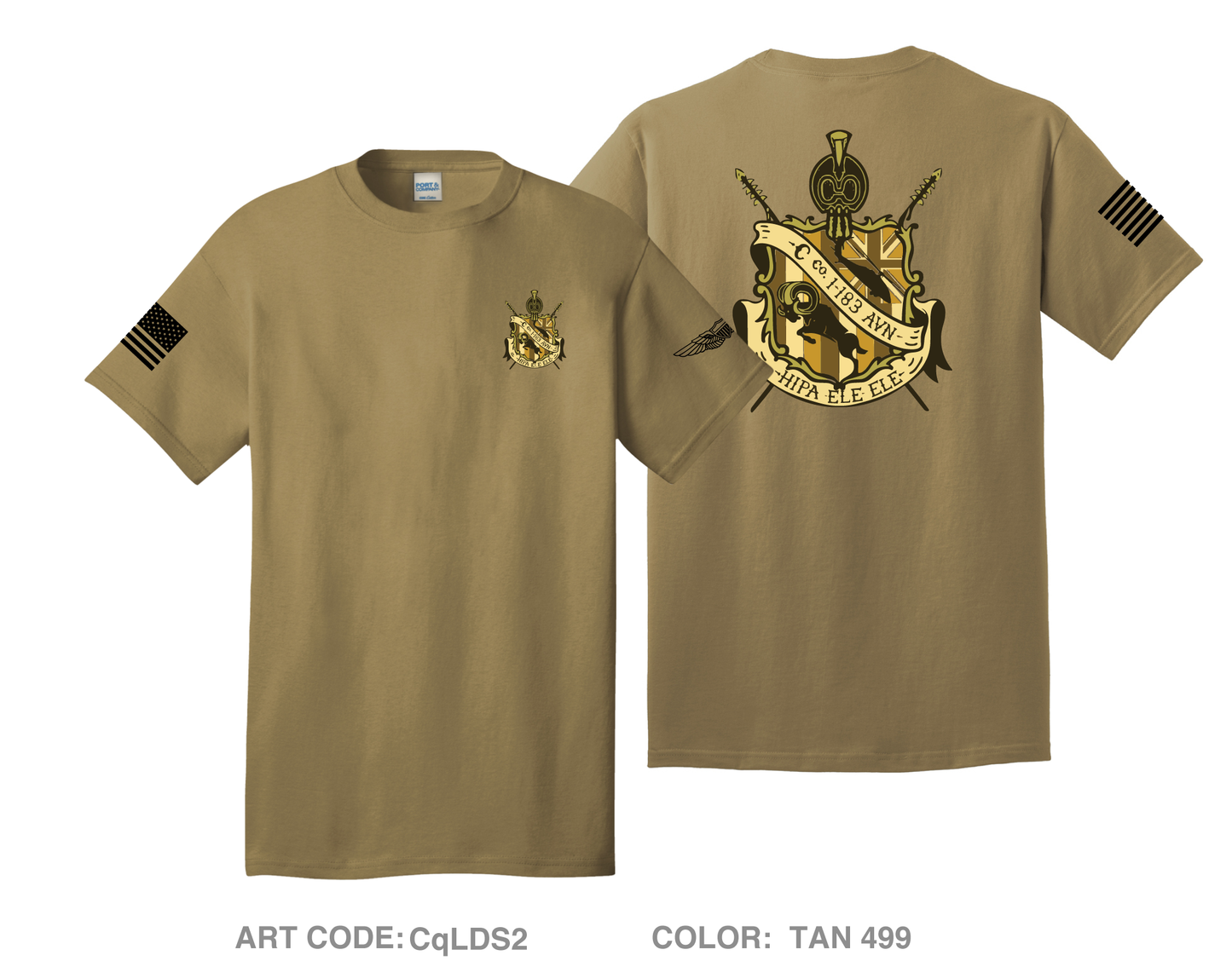 C.Co.1-183rd AVN REGT Store 1 Comfort Unisex Cotton SS Tee - CqLDS2