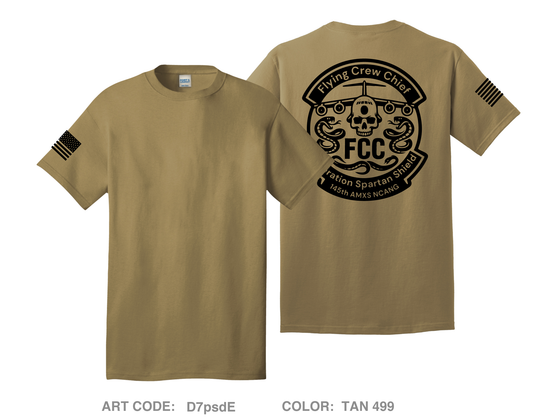 145th AMXS Fundraising Collection Comfort Unisex Cotton SS Tee - D7psdE