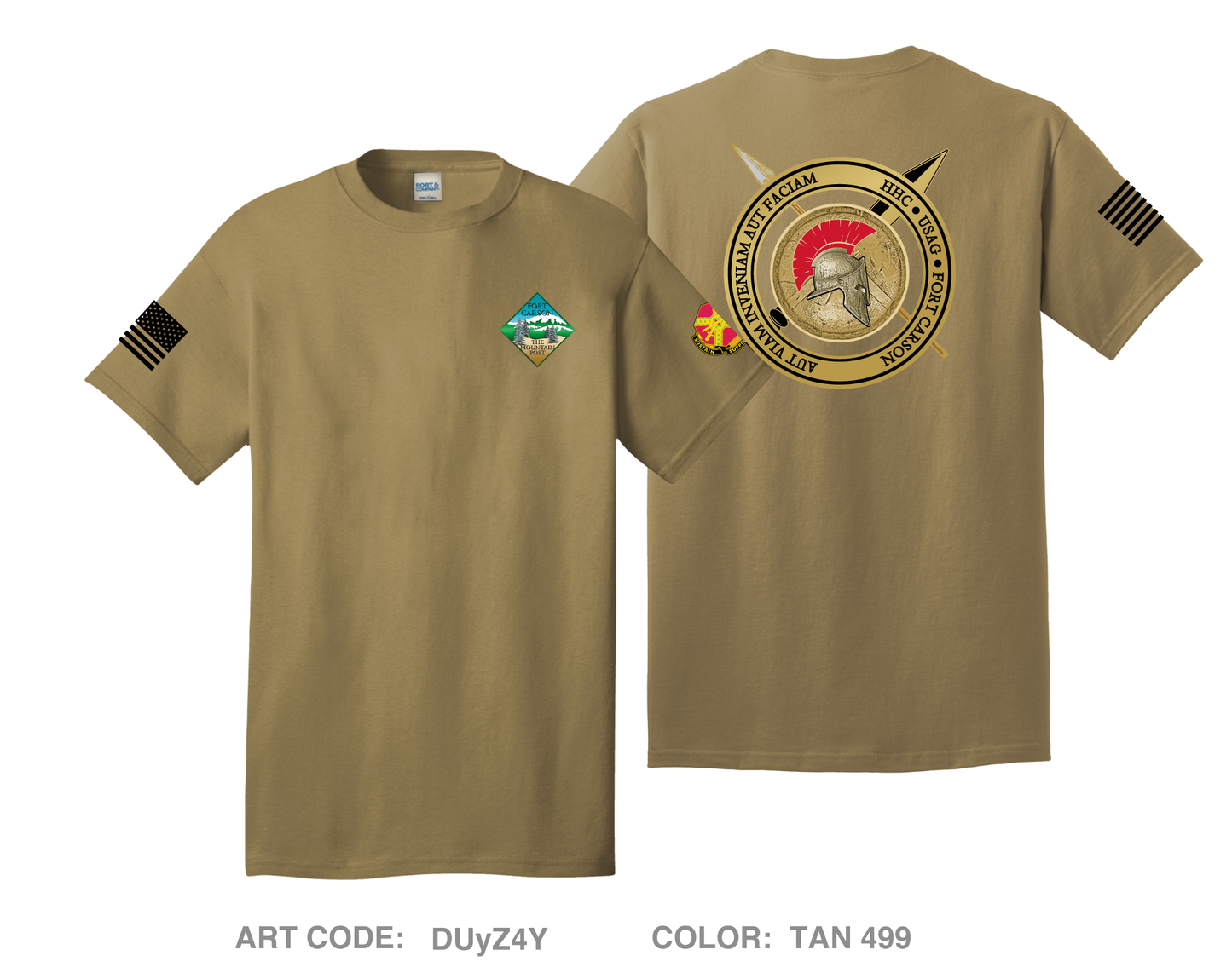 HHC, USAG, Fort Carson Colorado Comfort Unisex Cotton SS Tee - DUyZ4Y