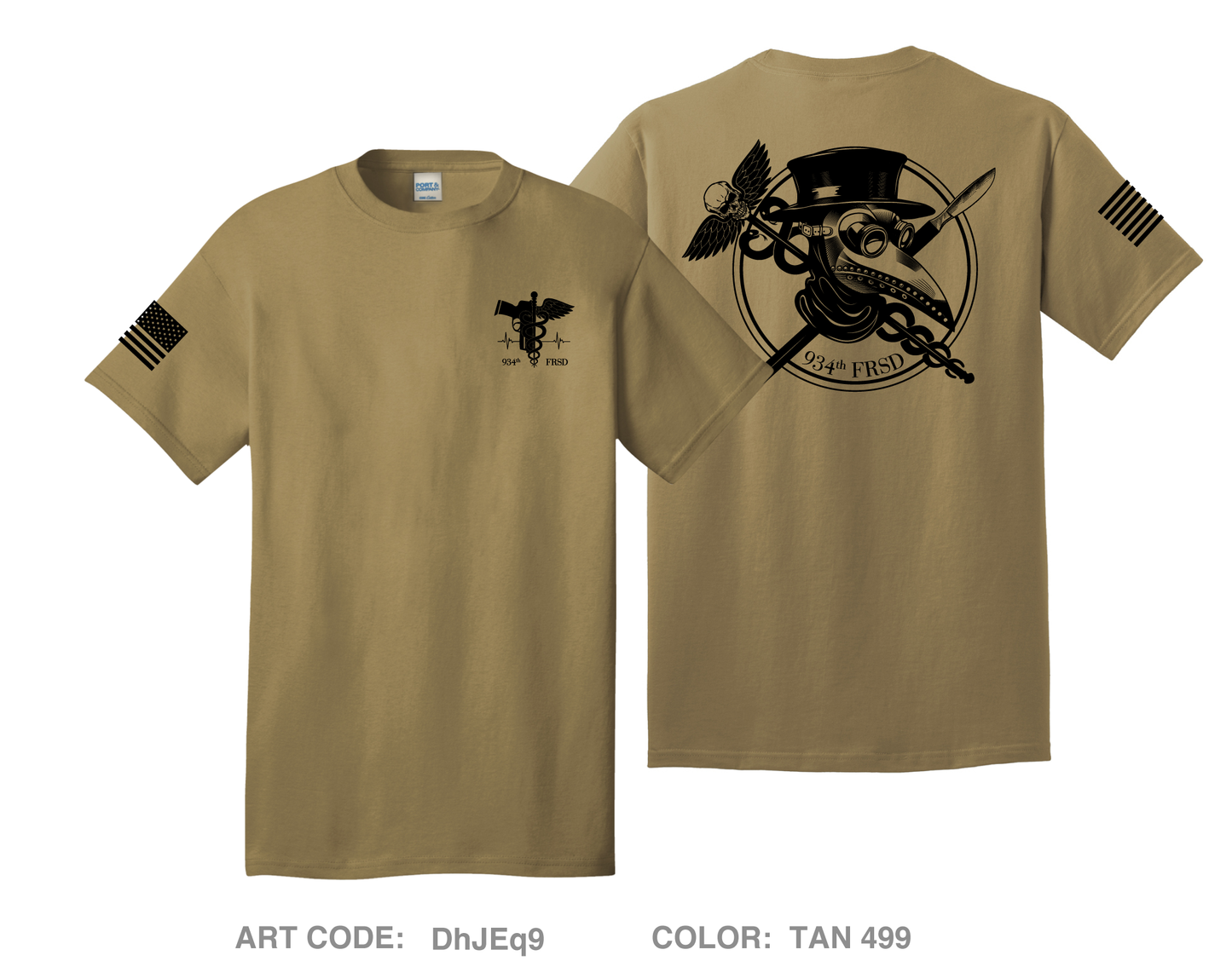934 FRSD Comfort Unisex Cotton SS Tee - DhJEq9