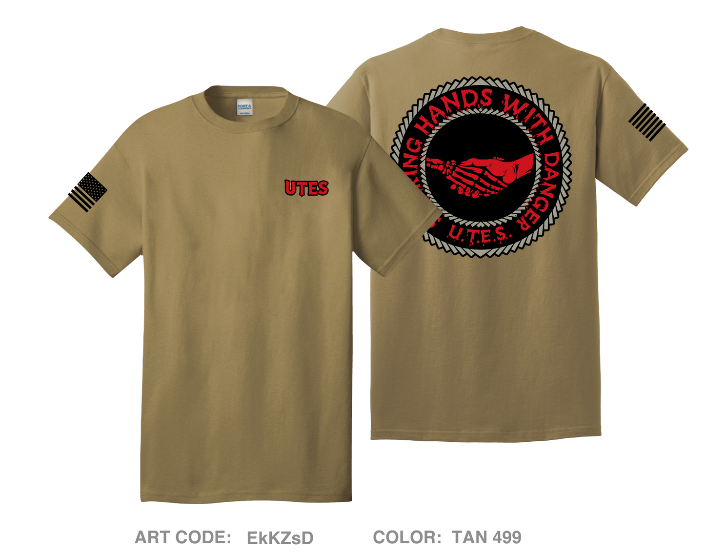 UTES Comfort Unisex Cotton SS Tee - EkKZsD