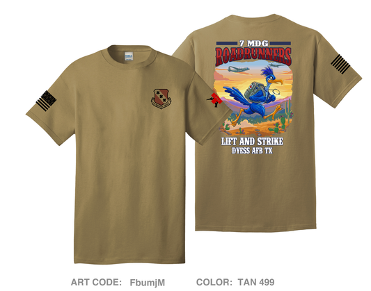 7 MDG Roadrunners Fundraising Collection Comfort Unisex Cotton SS Tee - FbumjM
