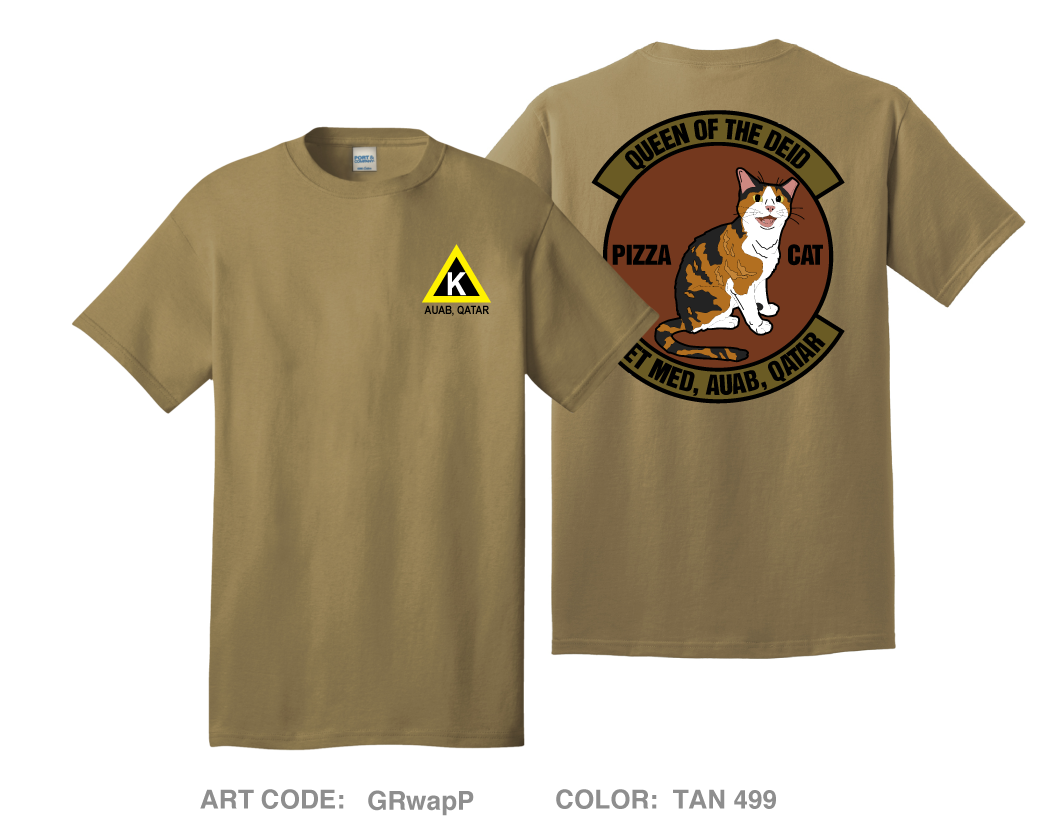 AUAB, QATAR Comfort Unisex Cotton SS Tee - GRwapP