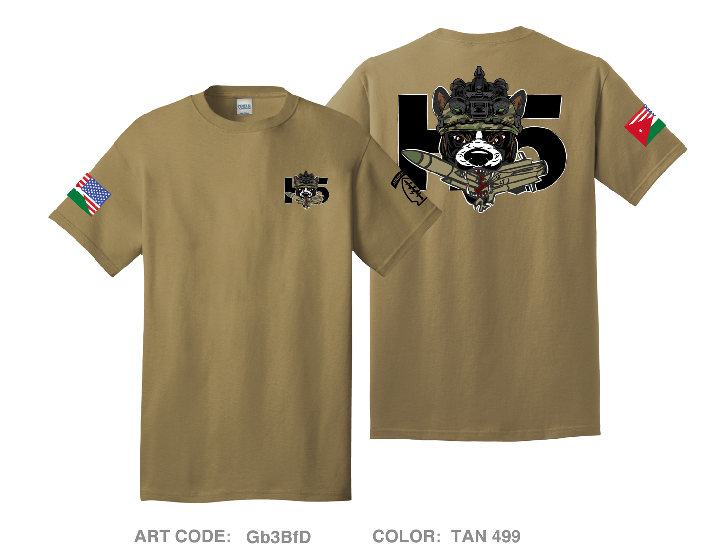 H5 - GSB - 5th SFG(A) Comfort Unisex Cotton SS Tee - Gb3BfD