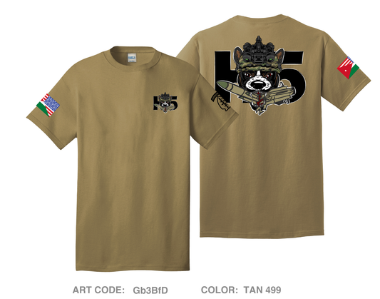 H5 - GSB - 5th SFG(A) Comfort Unisex Cotton SS Tee - Gb3BfD