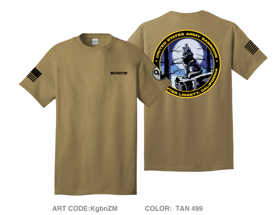 102D Training Division Comfort Unisex Cotton SS Tee - KgbnZM
