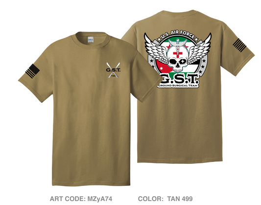 Ground Surgical Team Comfort Unisex Cotton SS Tee - MZyA74