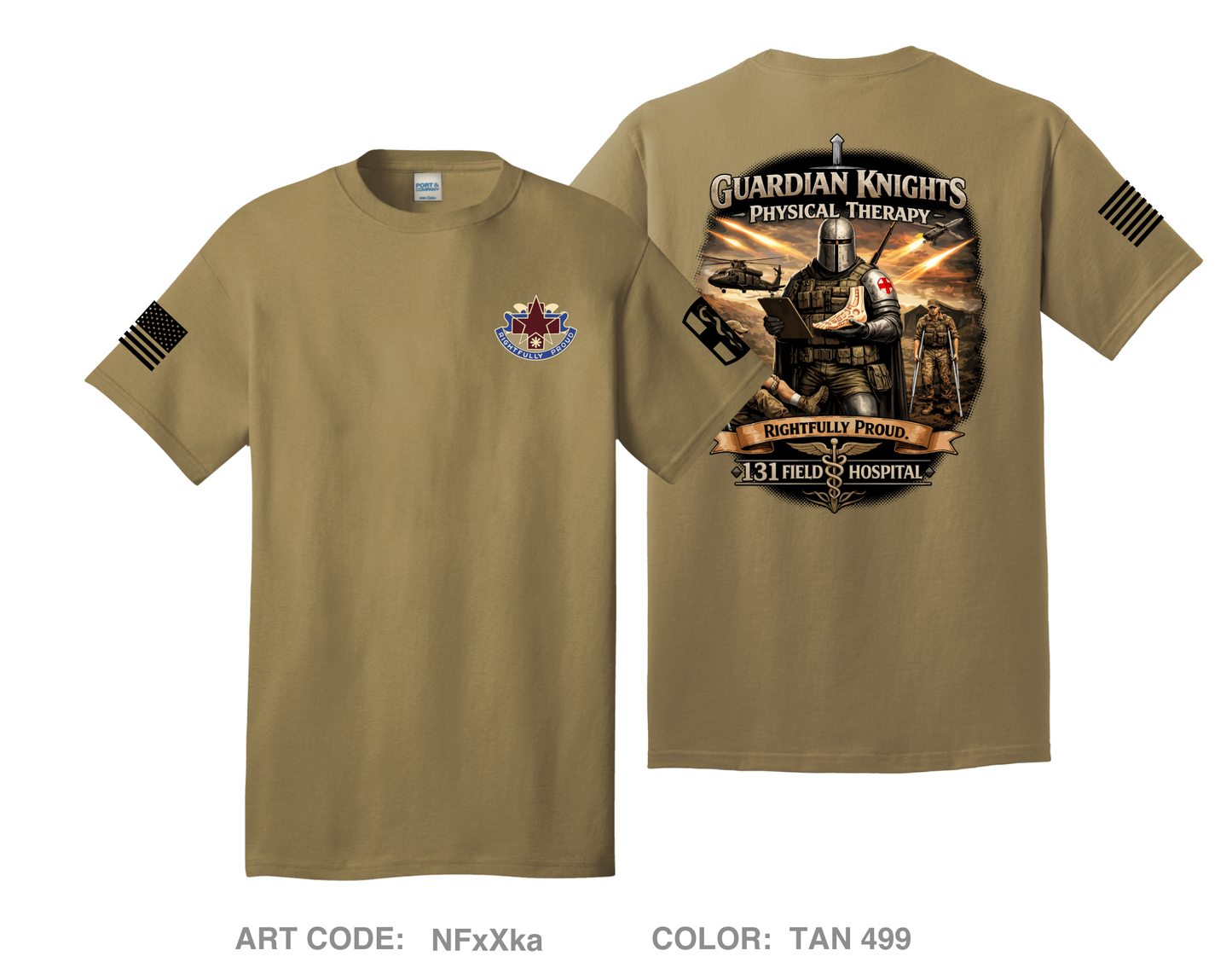 131 Field Hospital Comfort Unisex Cotton SS Tee - NFxXka