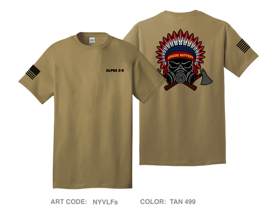 Alpha 2-6 ADA Comfort Unisex Cotton SS Tee - NYVLFs
