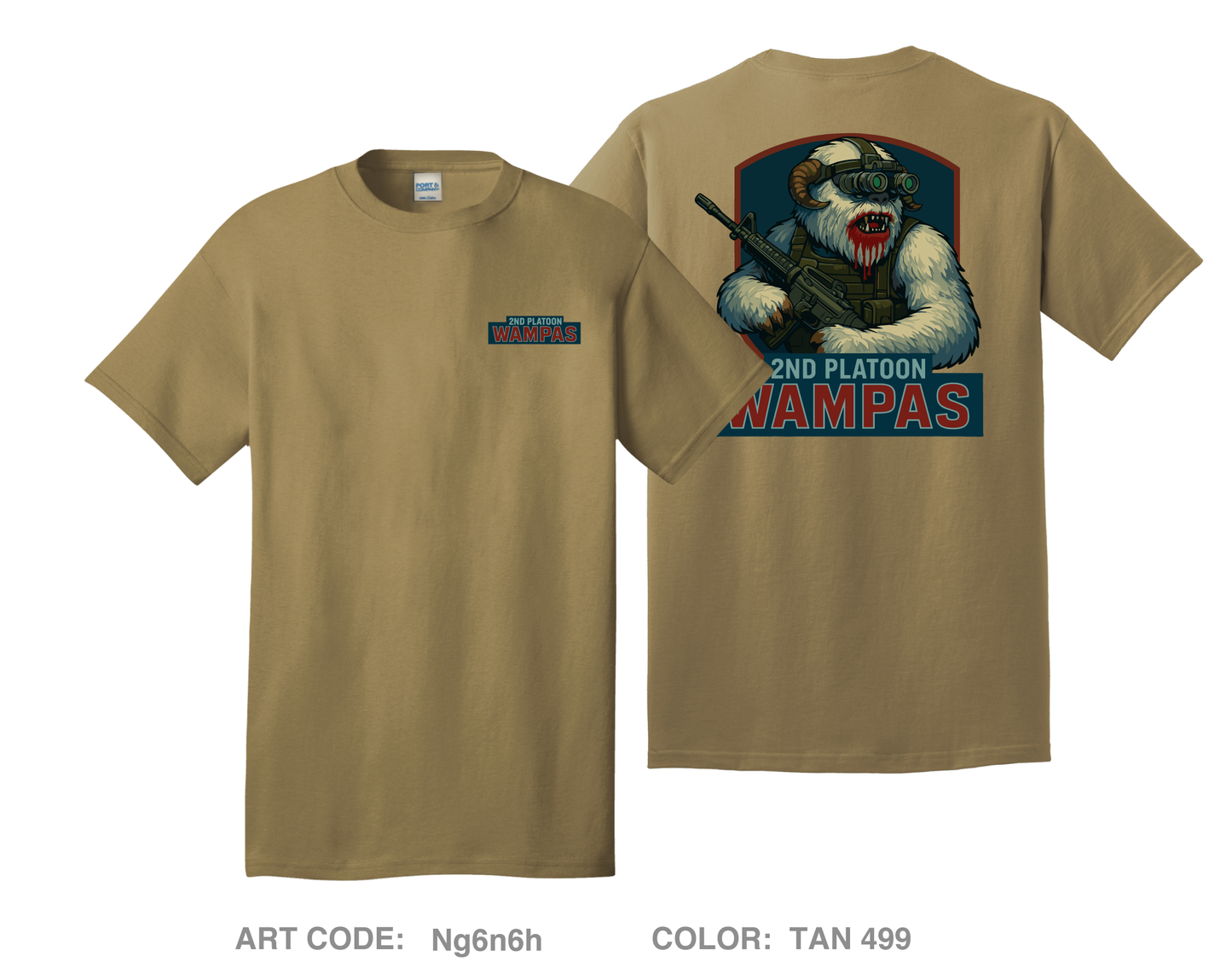 2nd PLT Wampas Comfort Unisex Cotton SS Tee - Ng6n6h