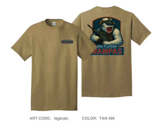 2nd PLT Wampas Comfort Unisex Cotton SS Tee - Ng6n6h