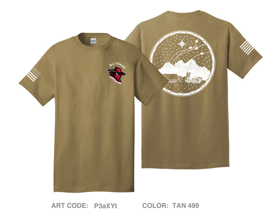 B-2 THAAD Comfort Unisex Cotton SS Tee - P3aXYt