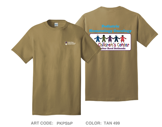 Pediatric Hematology Oncology Comfort Unisex Cotton SS Tee - PKPSbP