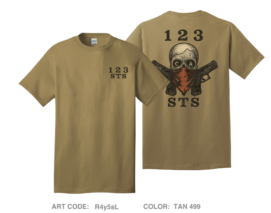 123 STS Comfort Unisex Cotton SS Tee - R4y5sL