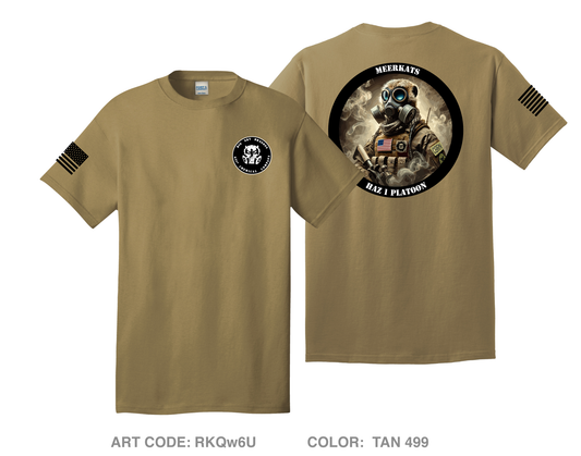 631st Chemical Company, Haz 1 Platoon Comfort Unisex Cotton SS Tee - RKQw6U