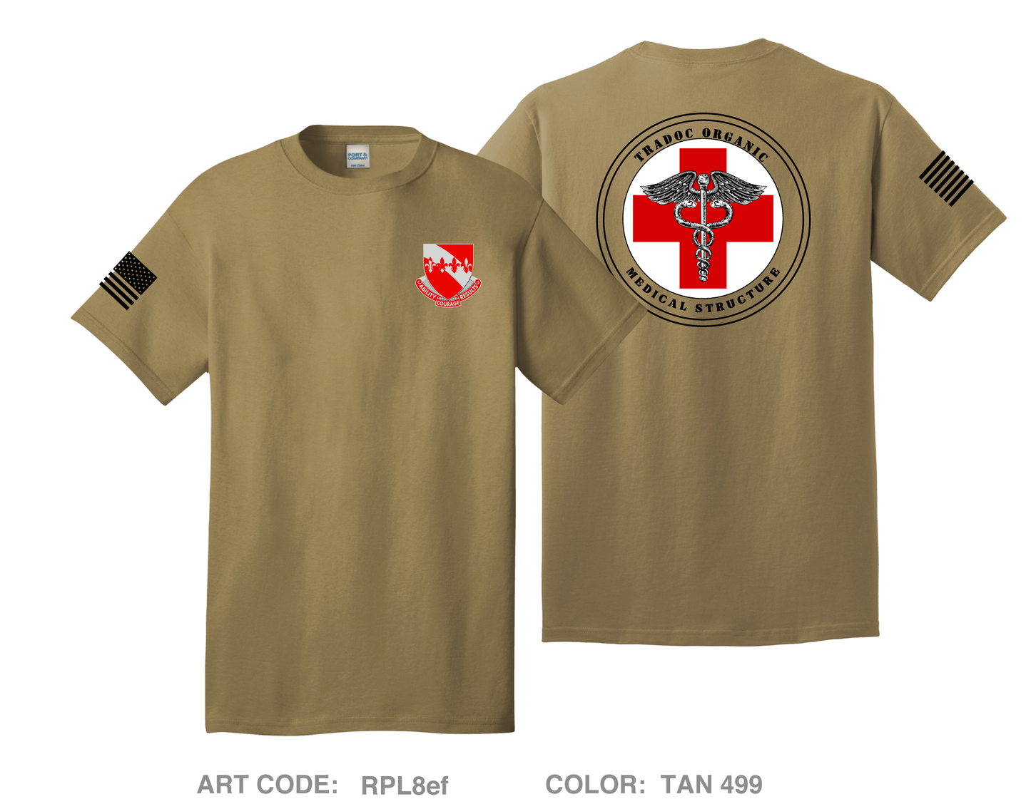 35th EN BN, TOMS Comfort Unisex Cotton SS Tee - RPL8ef