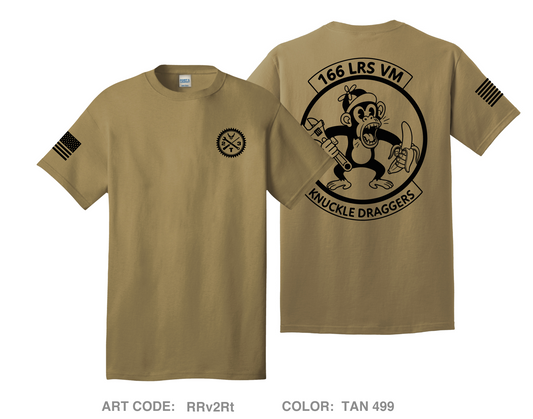 166th Vehicle Maintenance Flight Comfort Unisex Cotton SS Tee - RRv2Rt