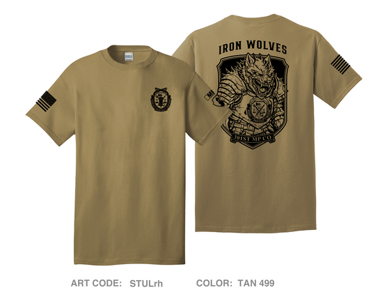 1st PLT, 301st MP CO Comfort Unisex Cotton SS Tee - STULrh