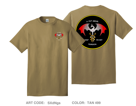 1933rd med det Fundraising Collection Comfort Unisex Cotton SS Tee - SXdNgs