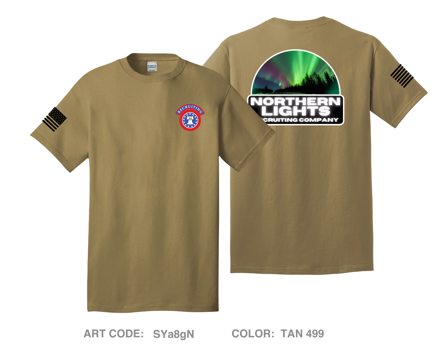Northern Lights Recruiting Company Comfort Unisex Cotton SS Tee - SYa8gN