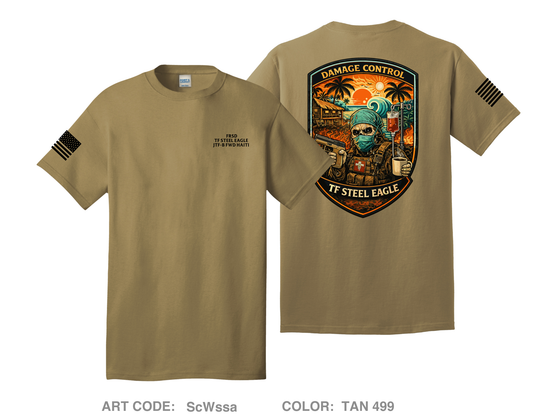 Island Time Comfort Unisex Cotton SS Tee - ScWssa